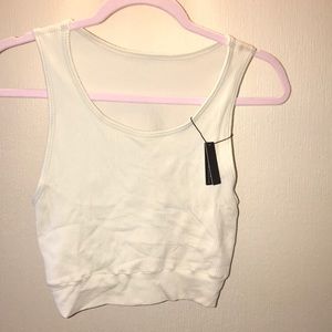 Seamless Rib Highneck Bra